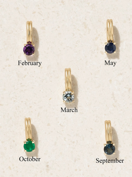  Stone And Strand Stone And Strand - Beekman Birthstone 14-karat Gold Multi-stone Necklace - May 