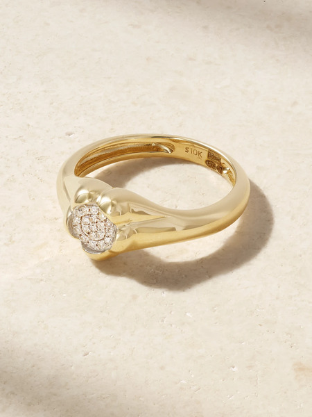  Stone And Strand Stone And Strand - Crosby 10-karat Gold Diamond Ring - 3 