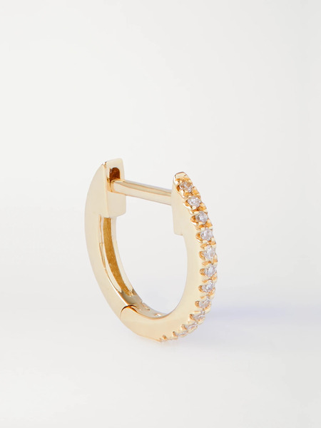  Stone And Strand Stone And Strand - Gold Diamond Earring - One Size 