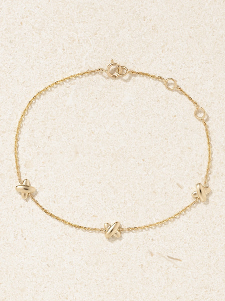  Stone And Strand Stone And Strand - Marks The Spot 14-karat Gold Bracelet - One Size 