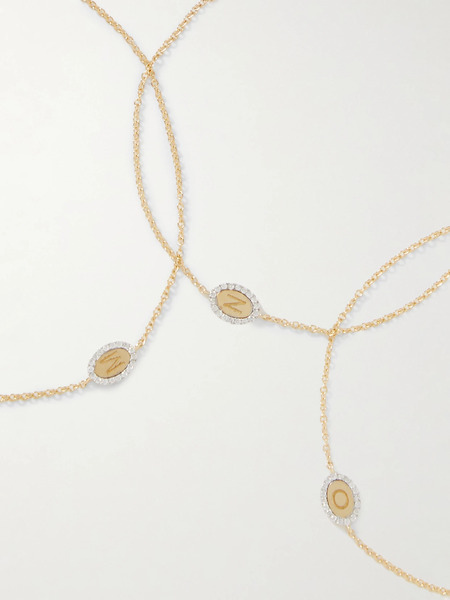  Stone And Strand Stone And Strand - Teeny Marquee 10-karat Gold Diamond Bracelet - Q 