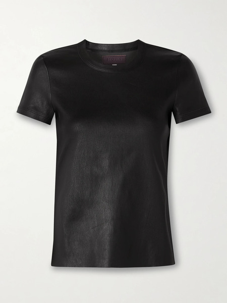  Stouls Stouls - Leather T-shirt - Black 