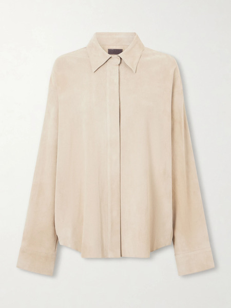  Stouls Stouls - Simone Suede Shirt - Beige 