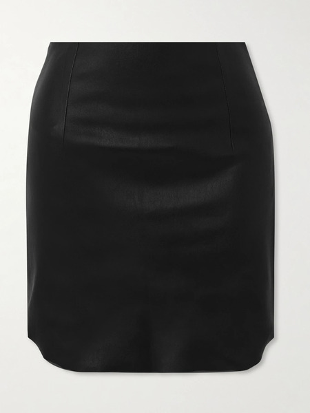  Stouls Stouls - Stretch-leather Mini Skirt - Black 