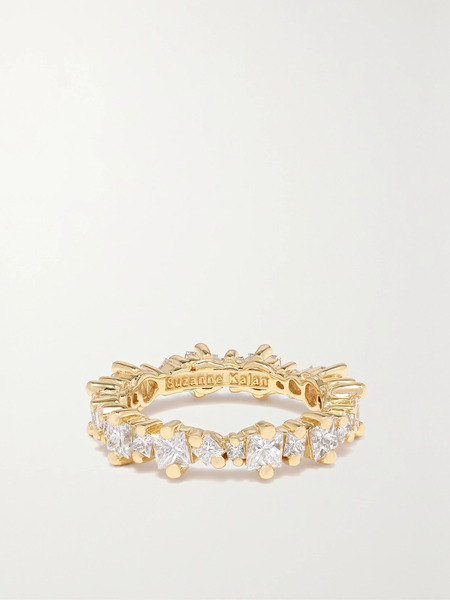  Suzanne Kalan Suzanne Kalan - Eternity 18-karat Gold Diamond Ring - 8 