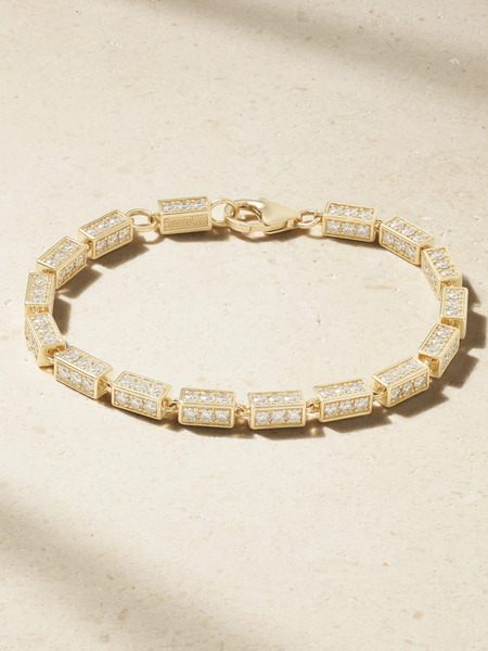  Suzanne Kalan Suzanne Kalan - 18-karat Gold Diamond Bracelet - One Size 