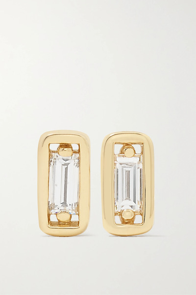  Suzanne Kalan Suzanne Kalan - 18-karat Gold Diamond Earrings - One Size 