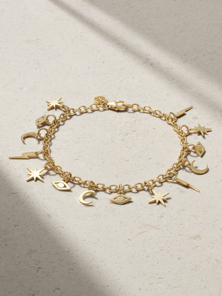  Sydney Evan Sydney Evan - Fringe 14-karat Gold Bracelet - One Size 