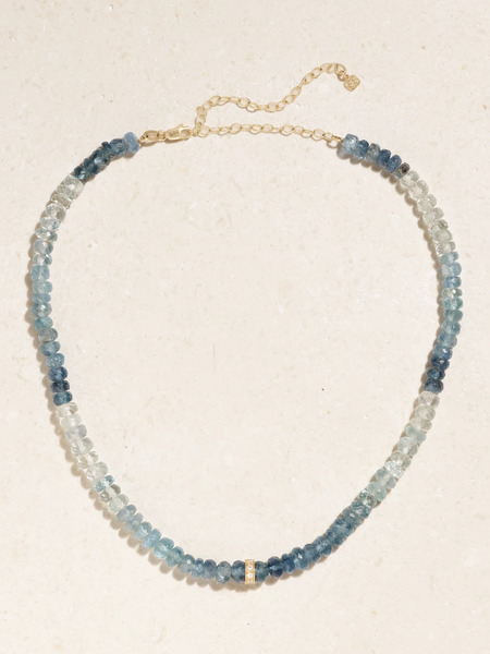  Sydney Evan Sydney Evan - 14-karat Gold And Diamond Beaded Choker - One Size 