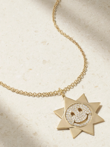  Sydney Evan Sydney Evan - 14-karat Gold Diamond Necklace - One Size 