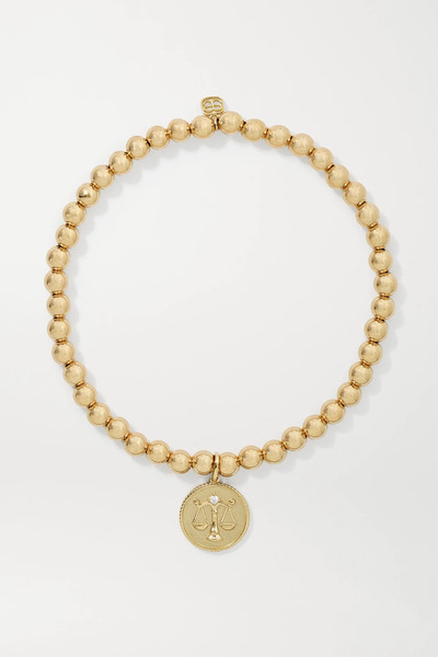  Sydney Evan Sydney Evan - Libra 14-karat Gold Diamond Bracelet - One Size 