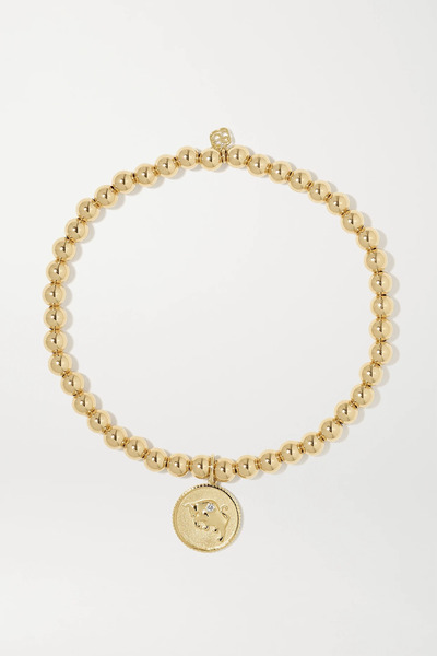  Sydney Evan Sydney Evan - Taurus 14-karat Gold Diamond Bracelet - One Size 