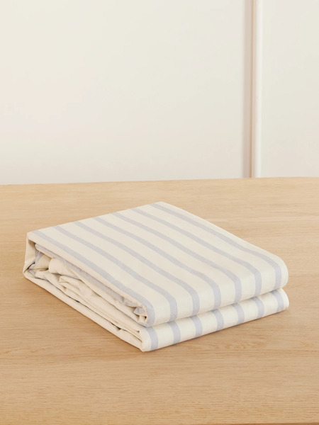  Tekla Tekla - Striped Organic Cotton-percale Double Duvet Cover - Multi 