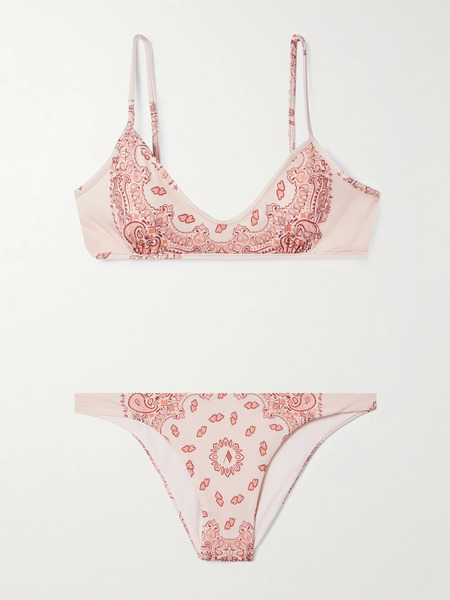  The Attico The Attico - Printed Bikini - Pink 