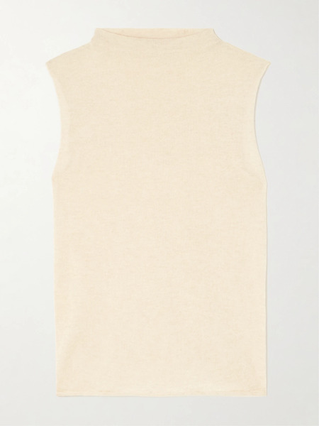 The Elder Statesman The Elder Statesman - Cashmere Tank - Off-white 