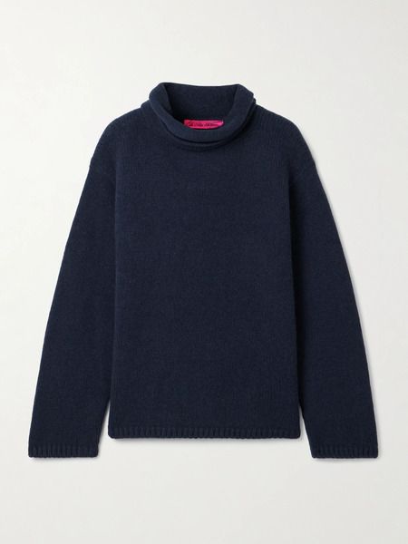  The Elder Statesman The Elder Statesman - Cashmere Turtleneck Sweater - Navy 