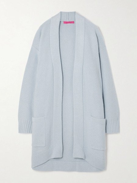  The Elder Statesman The Elder Statesman - Oversized Cashmere Cardigan - Light Blue 