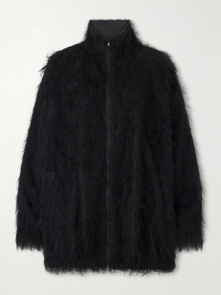  The Frankie Shop The Frankie Shop - Baxter Fringed Shell Jacket - Black 