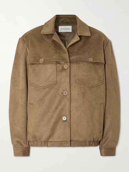  The Frankie Shop The Frankie Shop - Hester Brushed Jacket - Camel 