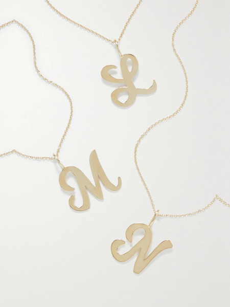  The M Jewelers The M Jewelers - The Signature Script 10-karat Gold Necklace - U 