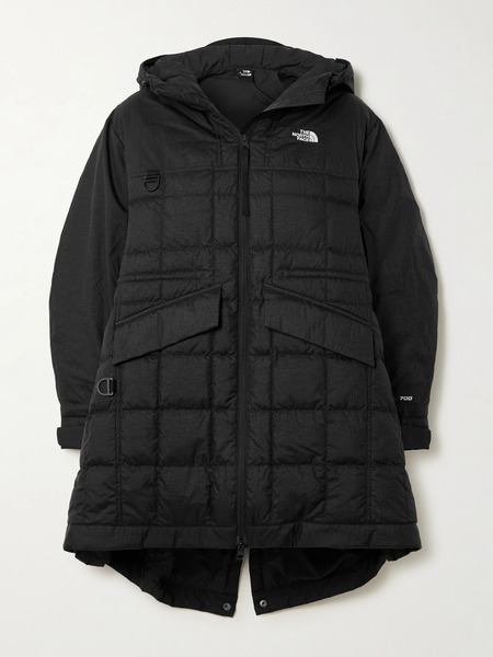  The North Face The North Face - Dynamic Hooded Quilted Crinkled-shell Down Jacket - Black 