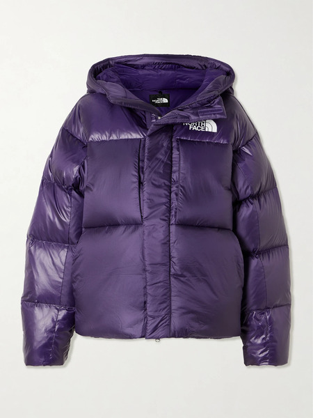  The North Face The North Face - Hooded Quilted Pertex Ripstop Down Jacket - Purple 