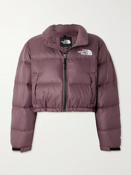  The North Face The North Face - Nuptse Cropped Ripstop Down Jacket - Violet 