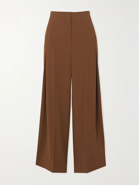  The Row The Row - Alexa Wool-twill Pants - Brown 