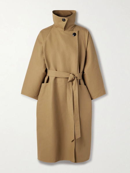  The Row The Row - Aurore Oversized Cotton Trench Coat - Tan 