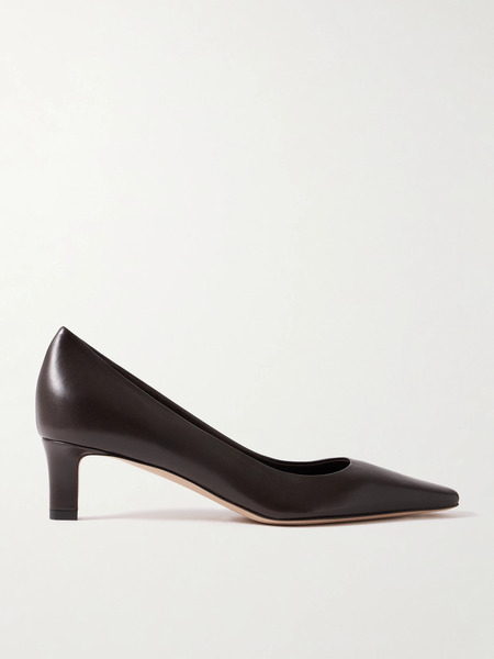  The Row The Row - Carla Leather Pumps - Dark Brown 