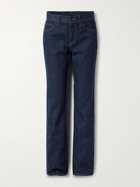  The Row The Row - Carlyl High-rise Straight-leg Jeans - Dark Denim 
