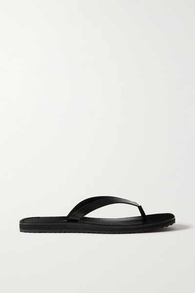  The Row The Row - City Leather Flip Flops - Black 