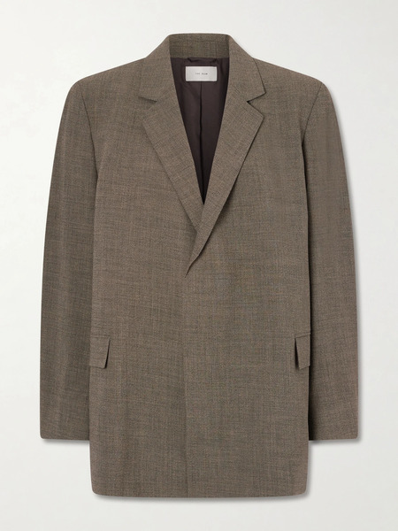  The Row The Row - Devlin Oversized Wool Blazer - Light Brown 