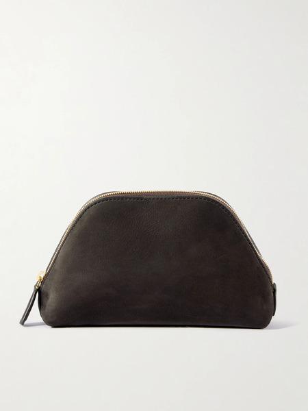  The Row The Row - Devon Mini Nubuck Pouch - Chocolate 