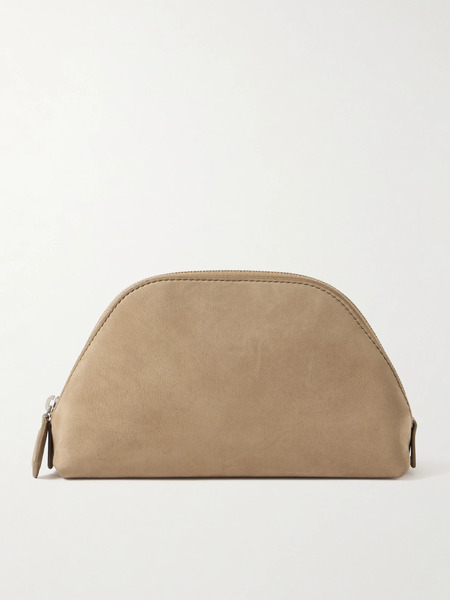  The Row The Row - Devon Mini Nubuck Pouch - Sand 