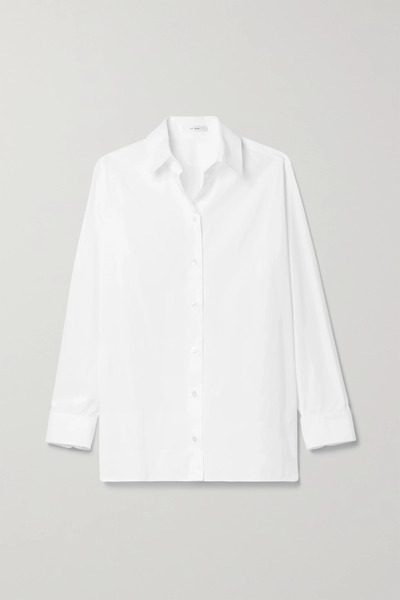 The Row The Row - Essentials Sisilia Cotton-poplin Shirt - White 