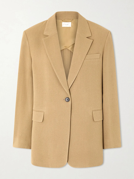  The Row The Row - Ezri Silk Blazer - Beige 