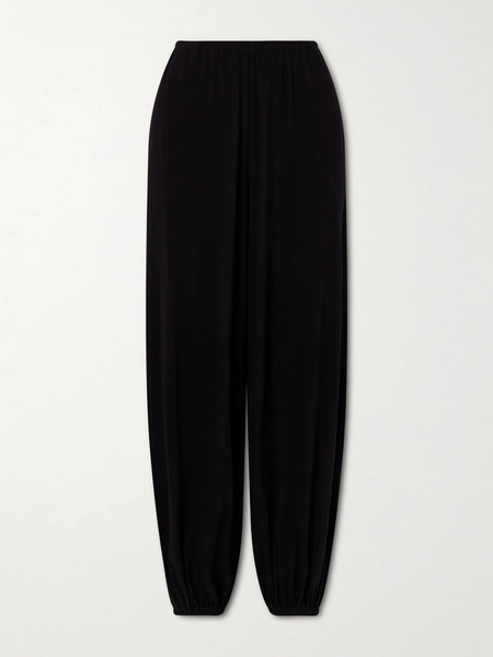  The Row The Row - Fiamma Cotton, Cashmere And Silk-blend Pants - Black 