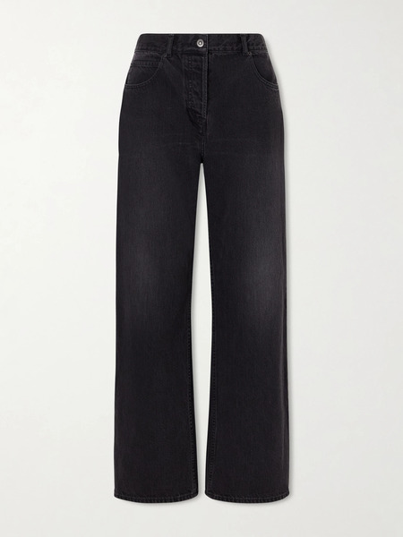  The Row The Row - Finbar High-rise Wide-leg Jeans - Black 