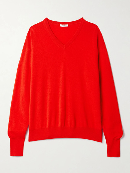 The Row The Row - Gracy Oversized Cashmere Sweater - Red 