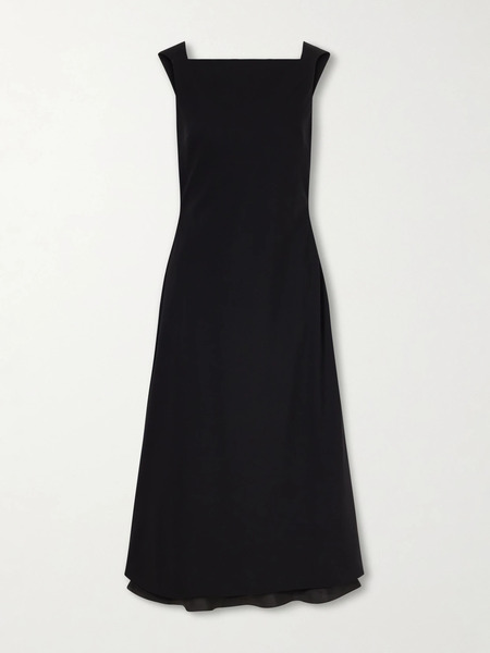  The Row The Row - Henna Wool Midi Dress - Black 