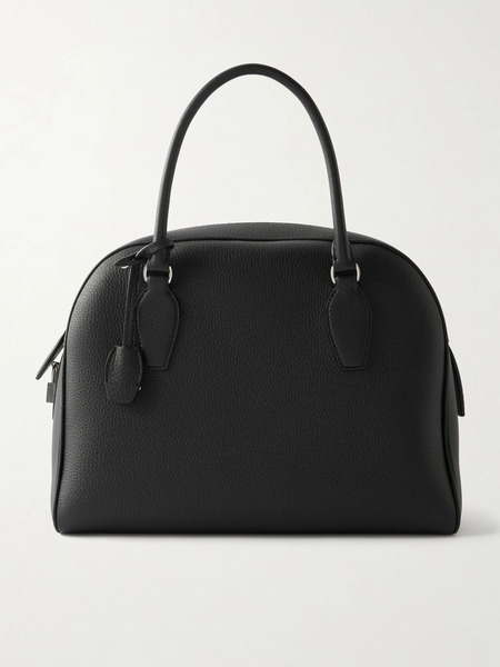  The Row The Row - India Textured-leather Tote - Black 