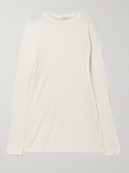  The Row The Row - Keya Ribbed-knit Sweater - Ivory 