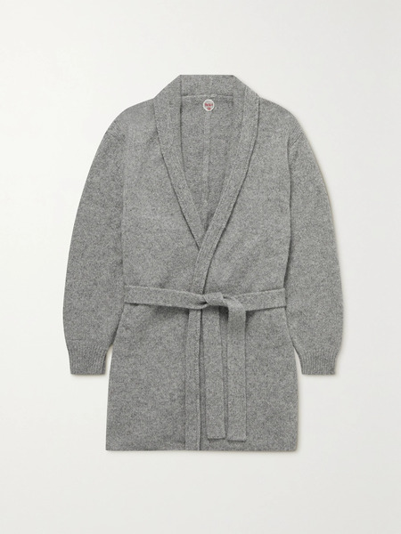  The Row Kids The Row Kids - Huey Belted Cashmere Cardigan - Gray 