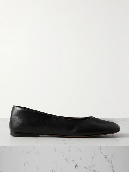  The Row The Row - Leather Ballet Flats - Black 