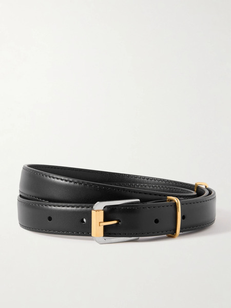  The Row The Row - Leather Belt - Black 