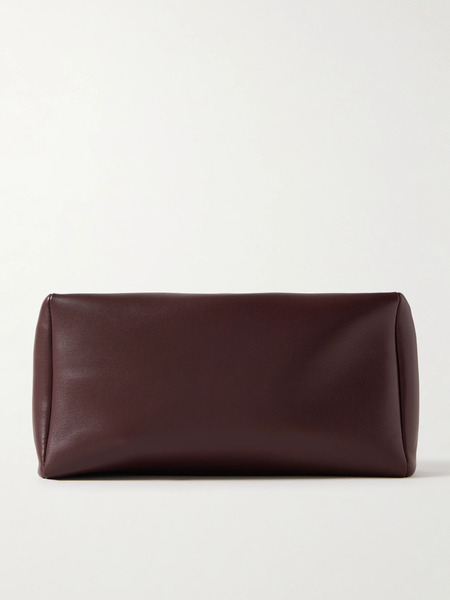  The Row The Row - Leather Clutch - Burgundy 