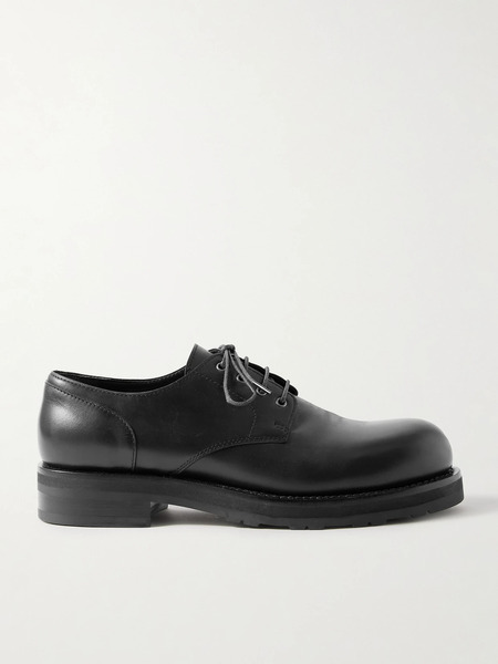  The Row The Row - Leather Derby Shoes - Black 