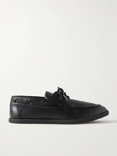  The Row The Row - Novus Sailor Leather Loafers - Black 