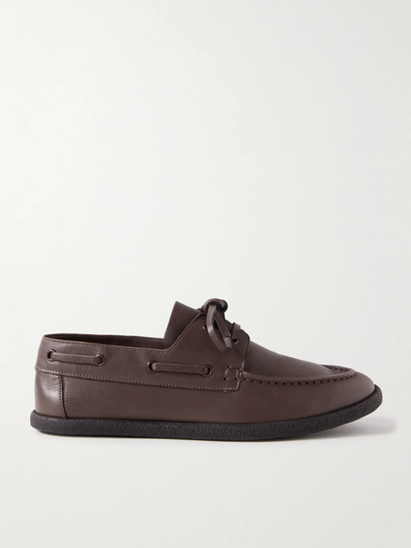  The Row The Row - Novus Sailor Leather Loafers - Brown 